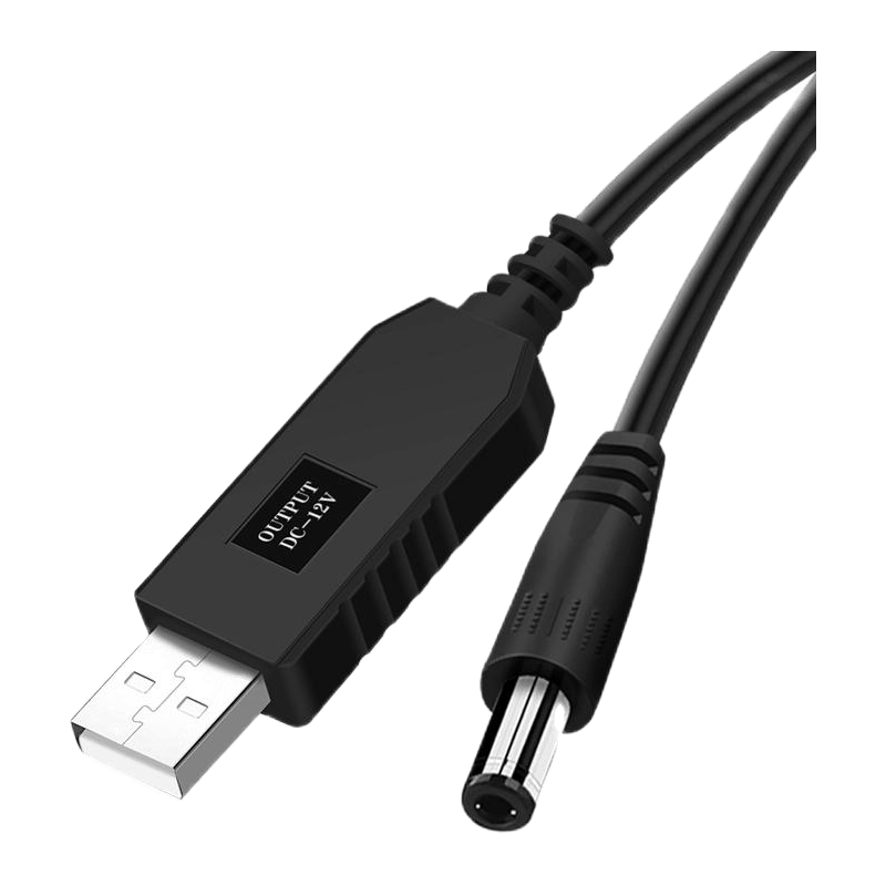 Chase House Wifi Router Cable to Powerbank Cable Connector DC 5V 9V 12V USB Cable Boost Converter Step-up Cord for Wifi Router