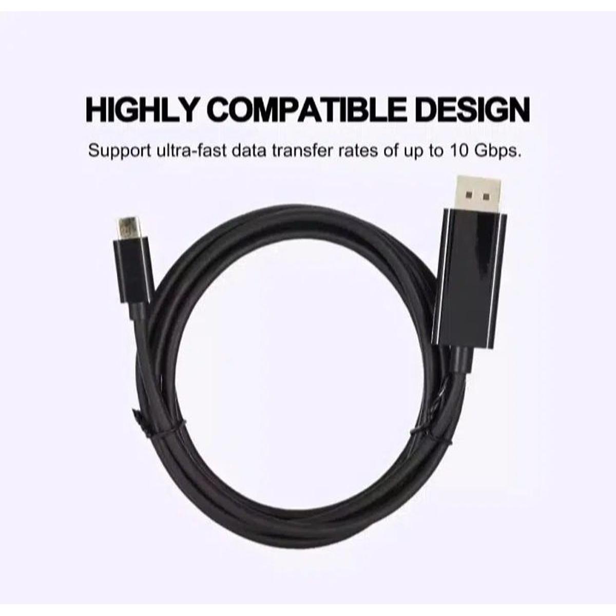 USB 3.1 Type C to DP (DisplayPort) Converter Cable - 1.5 Meter